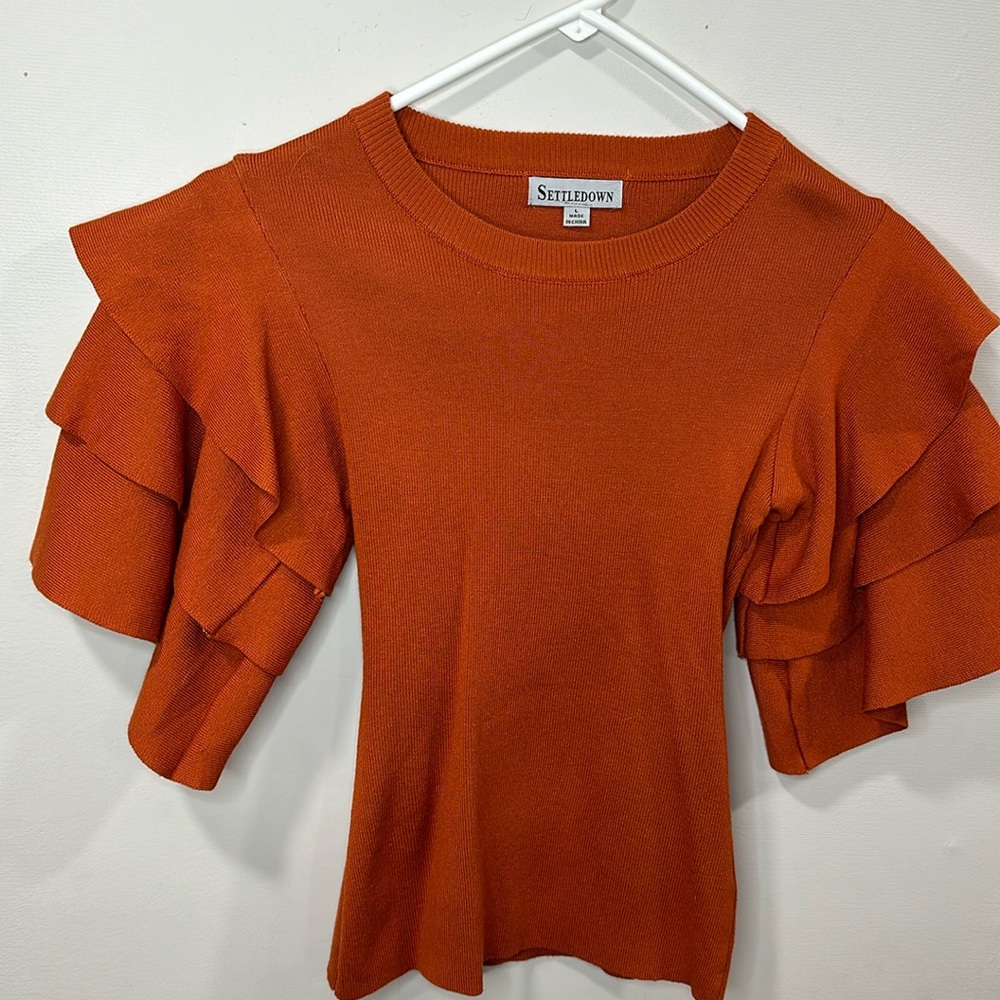 Stand out sleeve blouse